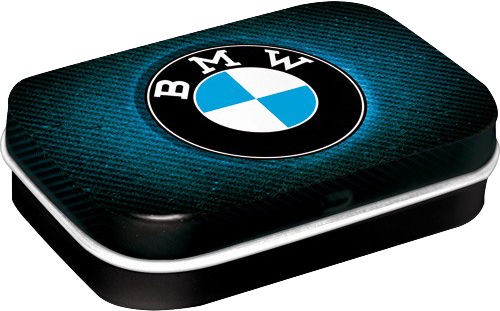 BMW - Logo Blue Shine - Blechdose gefüllt mit Pfefferminz