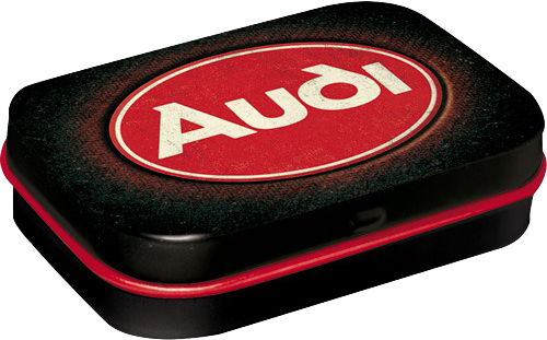 Audi - Blechdose gefüllt mit Pfefferminz