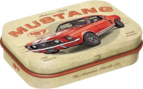Ford Mustang - Blechdose gefüllt mit Pfefferminz