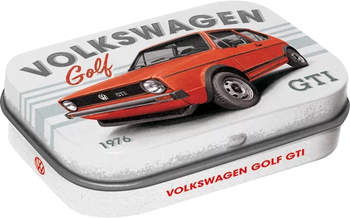 VW - Golf GTI - 1976 - Blechdose gefüllt mit Pfefferminz
