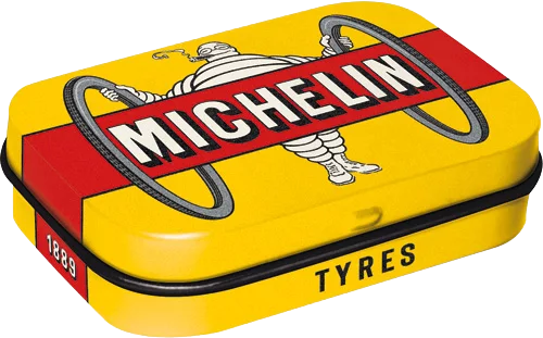 Michelin - Bibendum - Blechdose gefüllt mit Pfefferminz