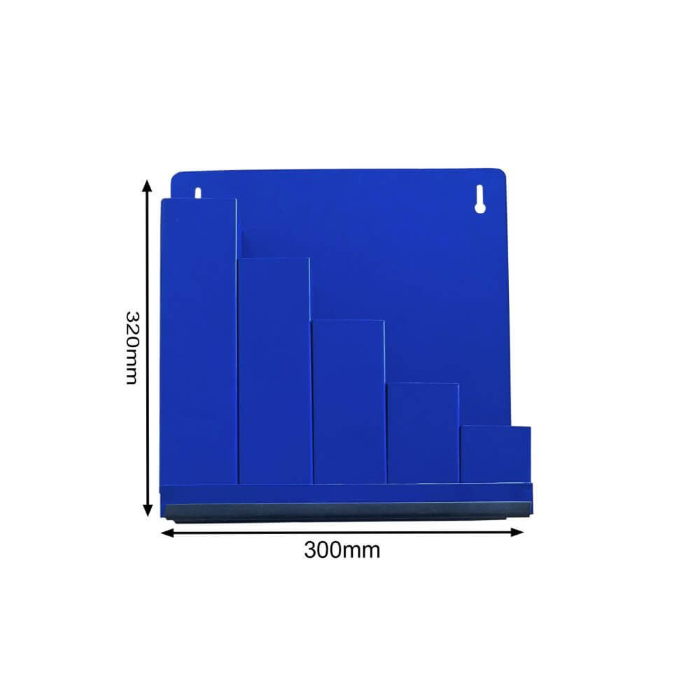 Kortpack Kabelbinder Oragnizer 5 Fächer blau (leer)