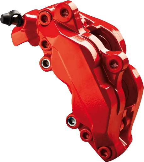 Foliatec Bremssattel Lack Set, Komplettsatz für 4 Bremssättel, performance red, 7-teiliges Set