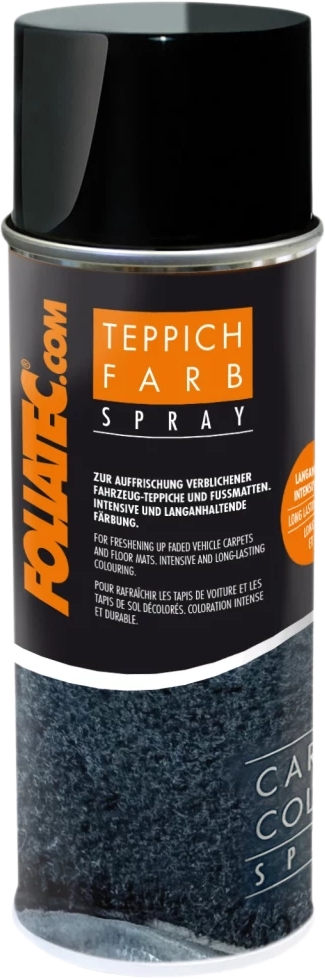 Foliatec Teppich Farbspray, schwarz, 400ml