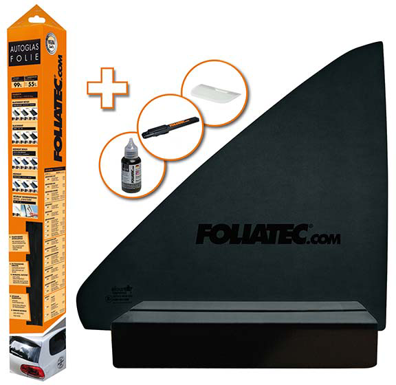 Foliatec Blacknight Superdark Tönungsfolie für Autoscheiben, 95% Verdunkelung, 51 x 400 cm