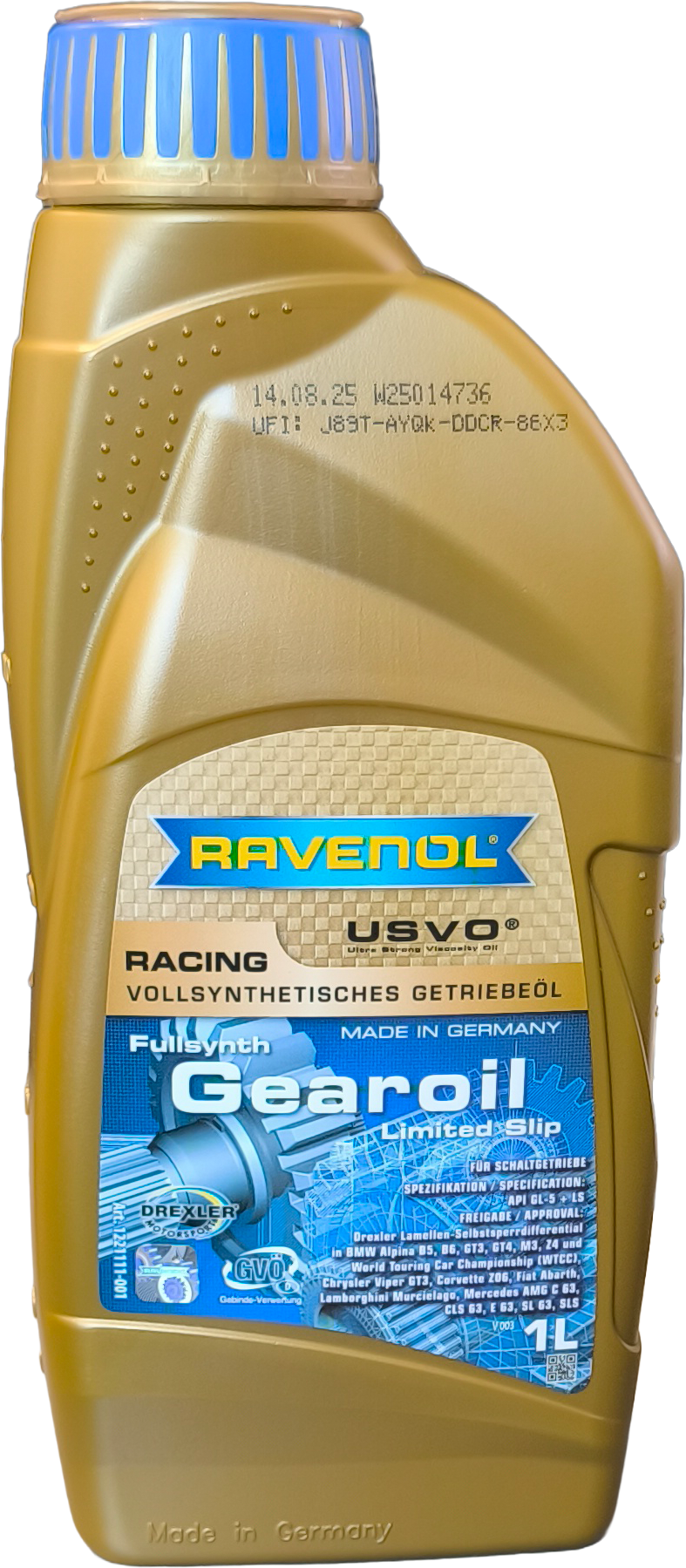 Ravenol Racing Gearoil Fullsynth Limited Slip 1 Liter Flasche