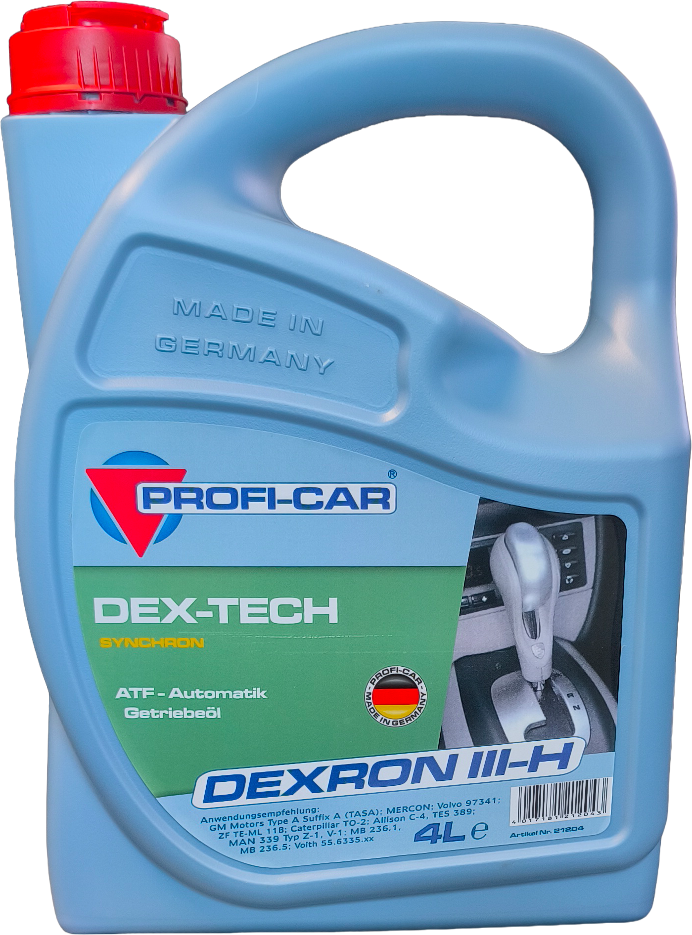Profi-Car Dex-Tech Synchron Dexron III-H ATF Getriebeöl 4l Kanister