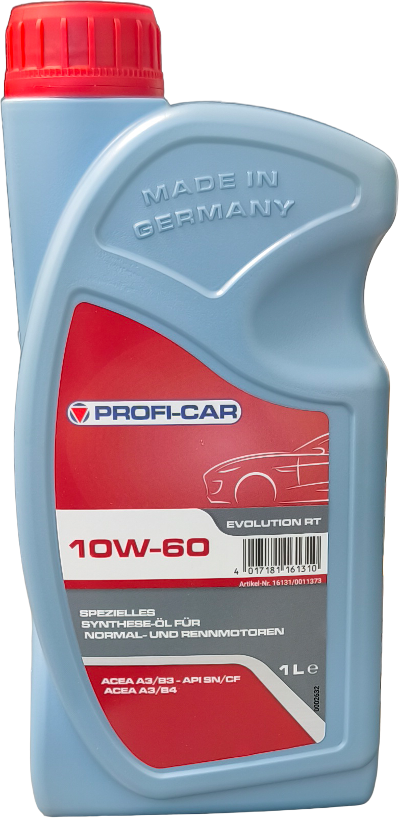 PROFI-CAR Motoröl EVOLUTION RT SAE 10W-60 - 1 Liter Flasche