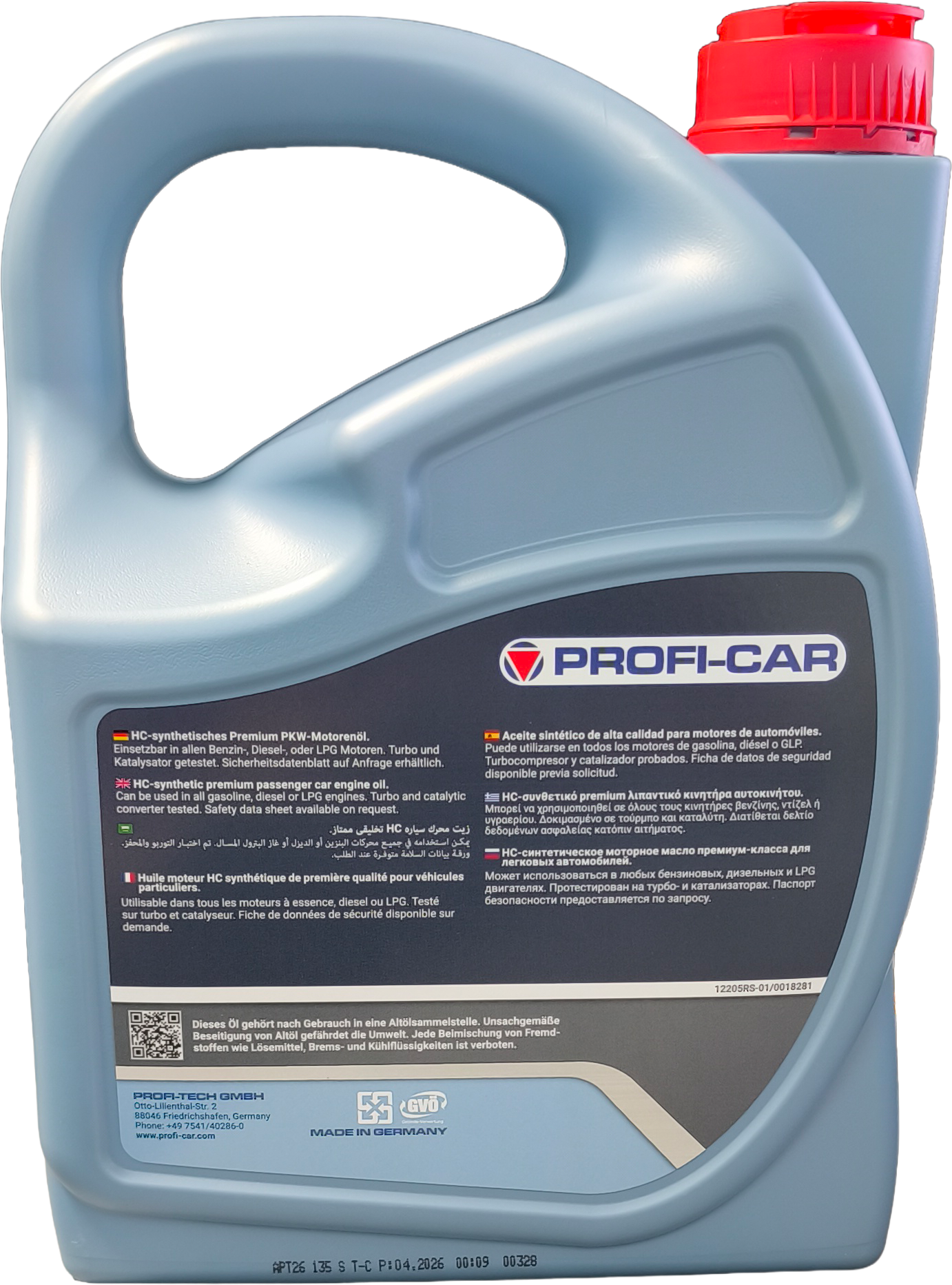 PROFI-CAR Motoröl FD ECO 5W-20 - 5 Liter Kanister
