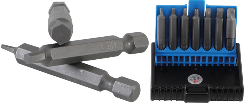 BGS Abdreh-Einsatz-Satz für Glühkerzenelektrode | Antrieb Innenvierkant 6,3 mm (1/4