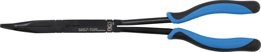 BGS Doppelgelenk-Zange | abgewinkelte Spitze | 350 mm