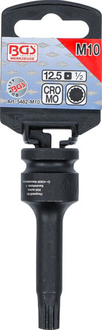 BGS Kraft-Bit-Einsatz | Antrieb Innenvierkant 12,5 mm (1/2