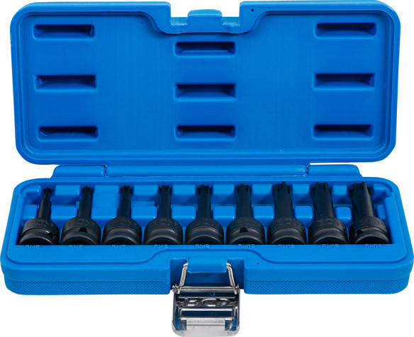 BGS Kraft-Bit-Einsatz-Satz | Antrieb Innenvierkant 12,5 mm (1/2