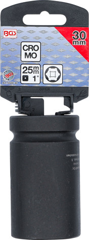 BGS Kraft-Steckschlüssel-Einsatz Sechskant, tief | Antrieb Innenvierkant 25 mm (1