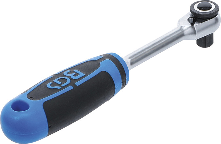 BGS Umschaltknarre | feinverzahnt | Abtrieb Außenvierkant 6,3 mm (1/4