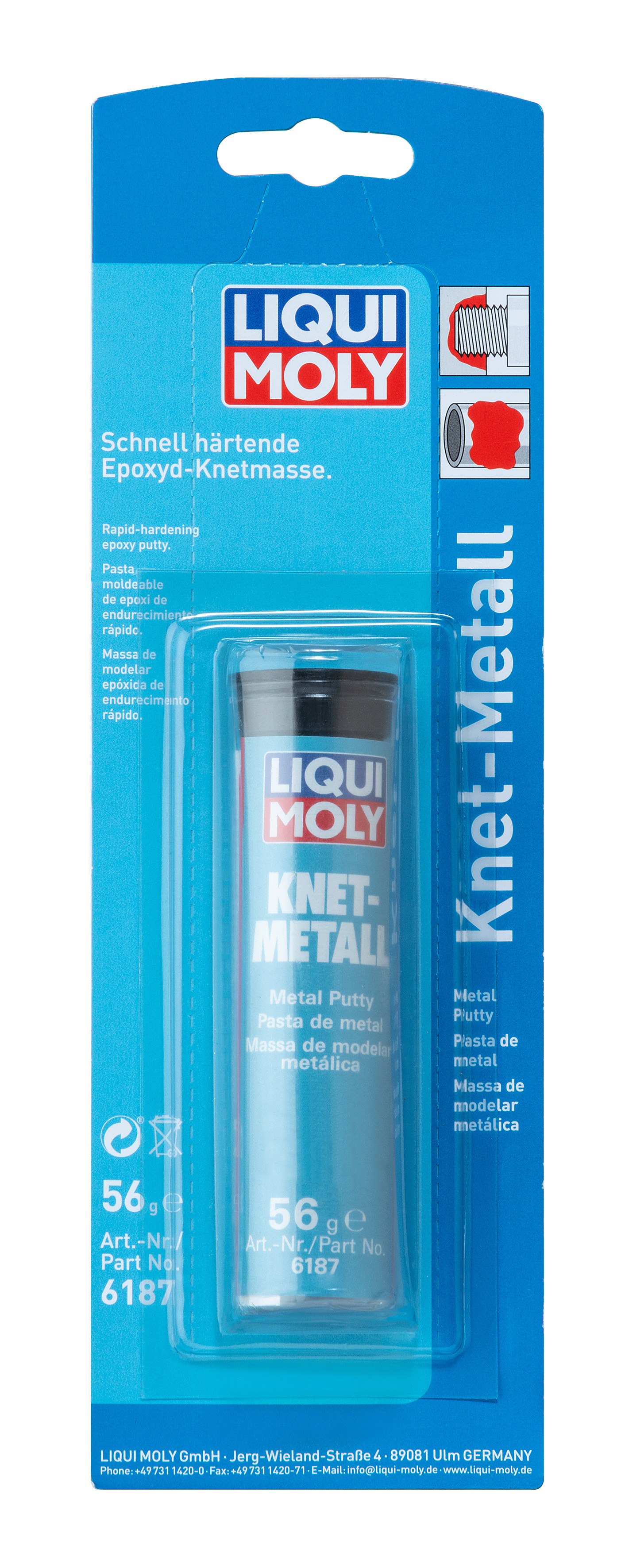 Liqui Moly 6187 Knet-Metall 56g