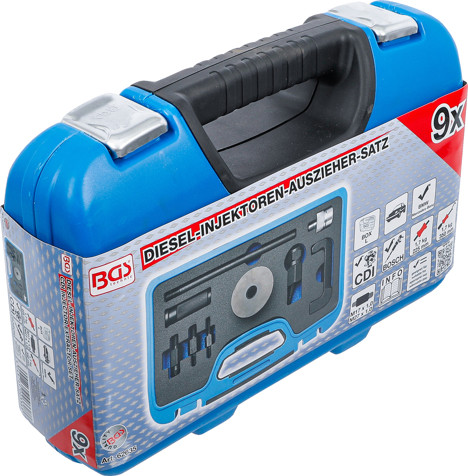 BGS Diesel-Injektoren-Auszieher-Satz | 9-tlg.