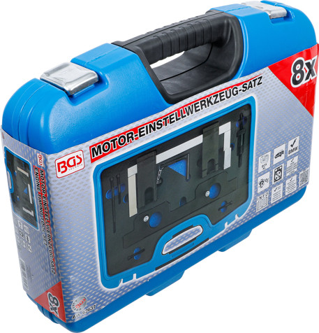 BGS 62637 Motor-Einstellwerkzeug-Satz | für BMW N20, N26 | 10-tlg.