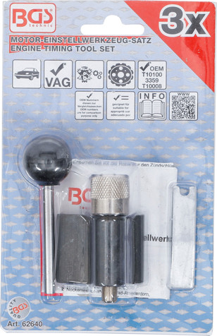 BGS Motor-Einstellwerkzeug-Satz | für VAG | 3-tlg.