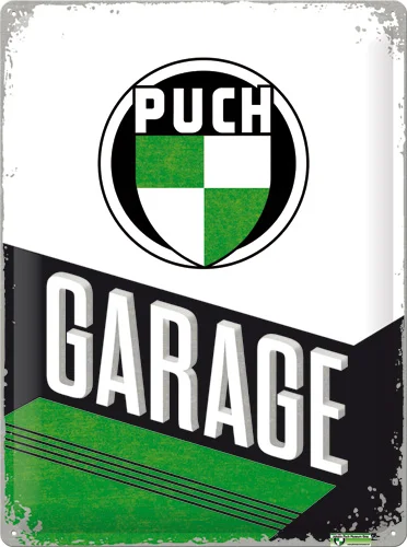Puch Garage - Metallschild 20x30 cm