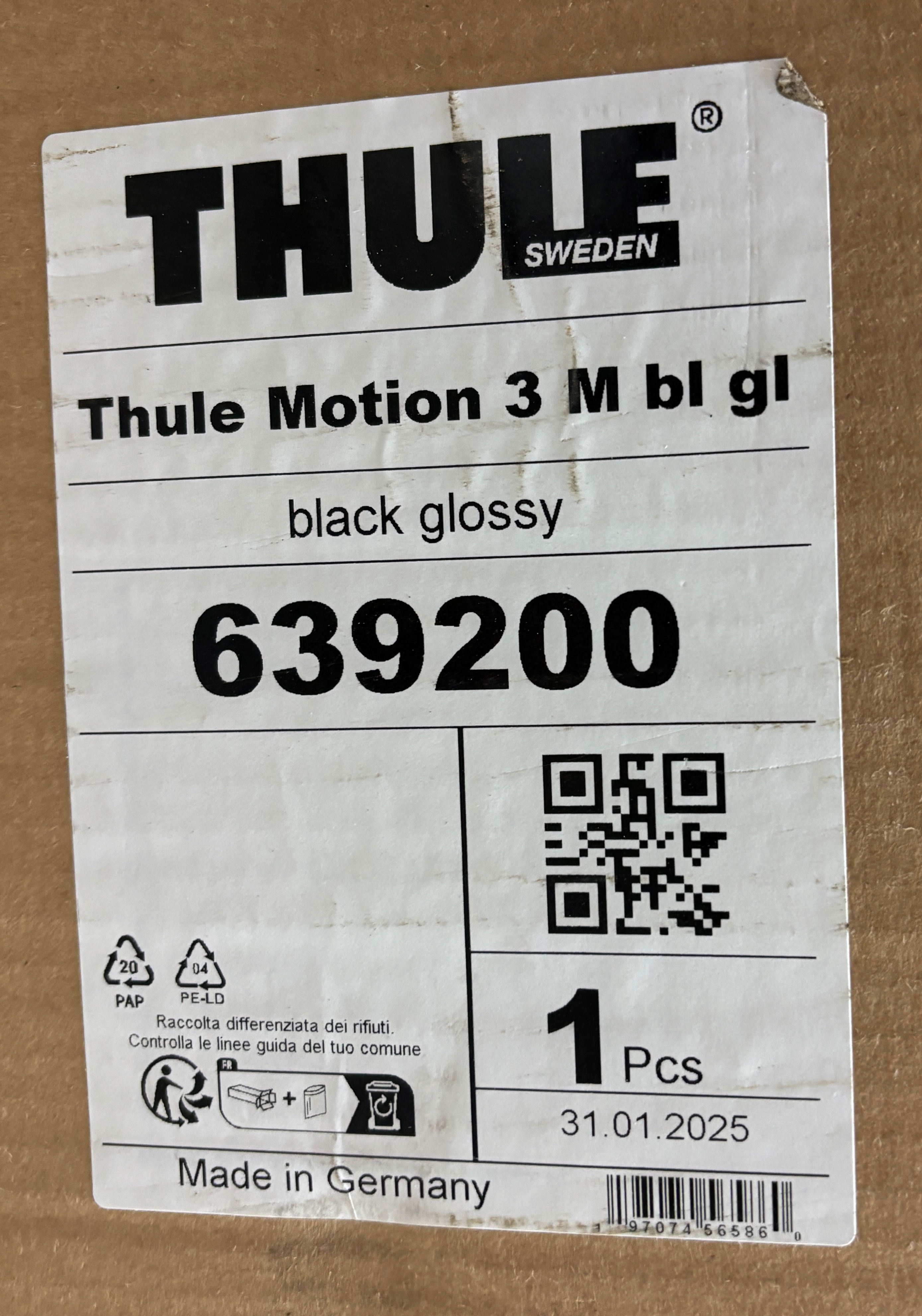 Thule Motion 3 Dachbox M schwarz