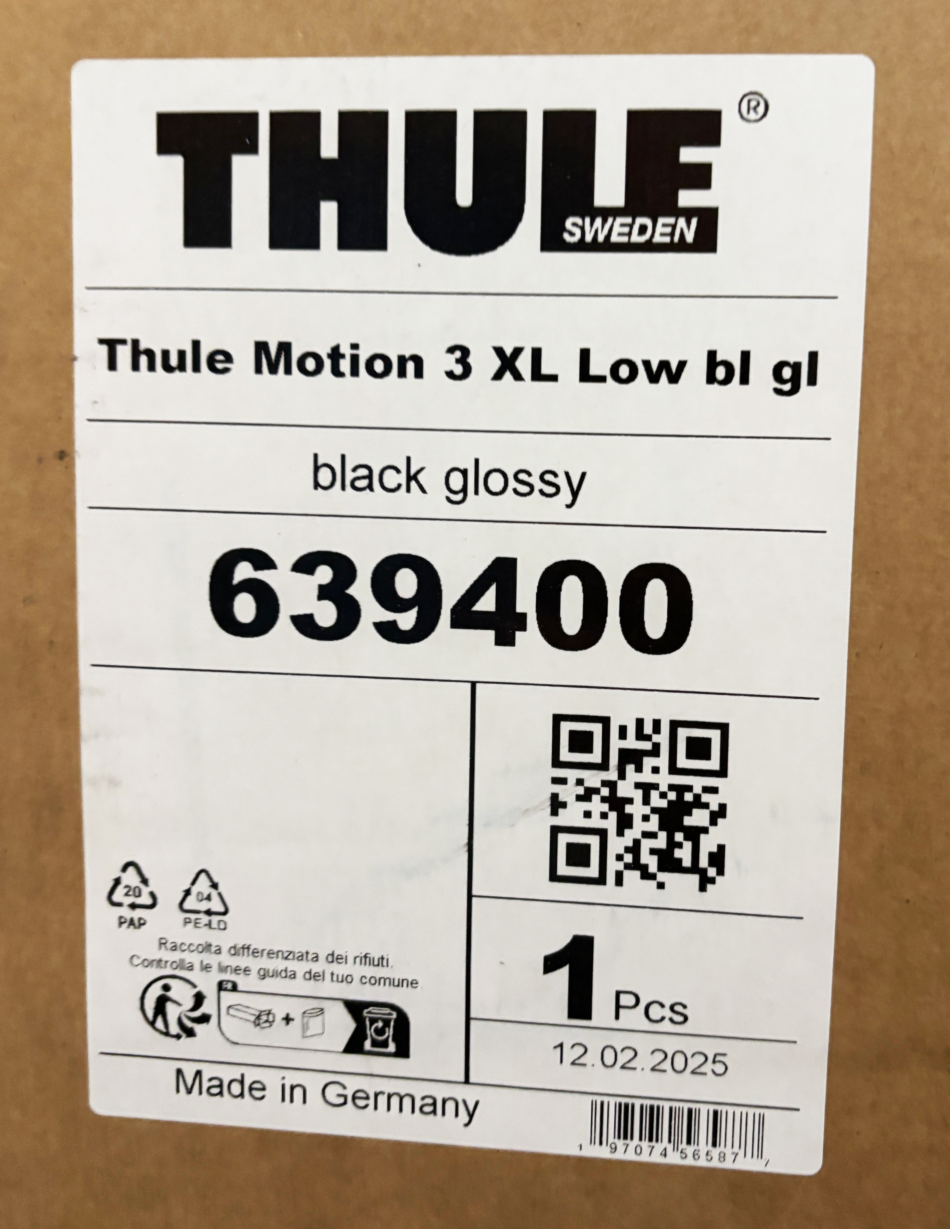 Thule Motion 3 Dachbox XL Low schwarz