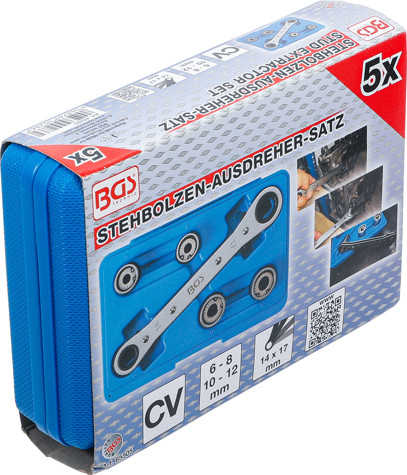 BGS Stehbolzen-Ausdreher-Satz | 6 - 12 mm | 5-tlg.
