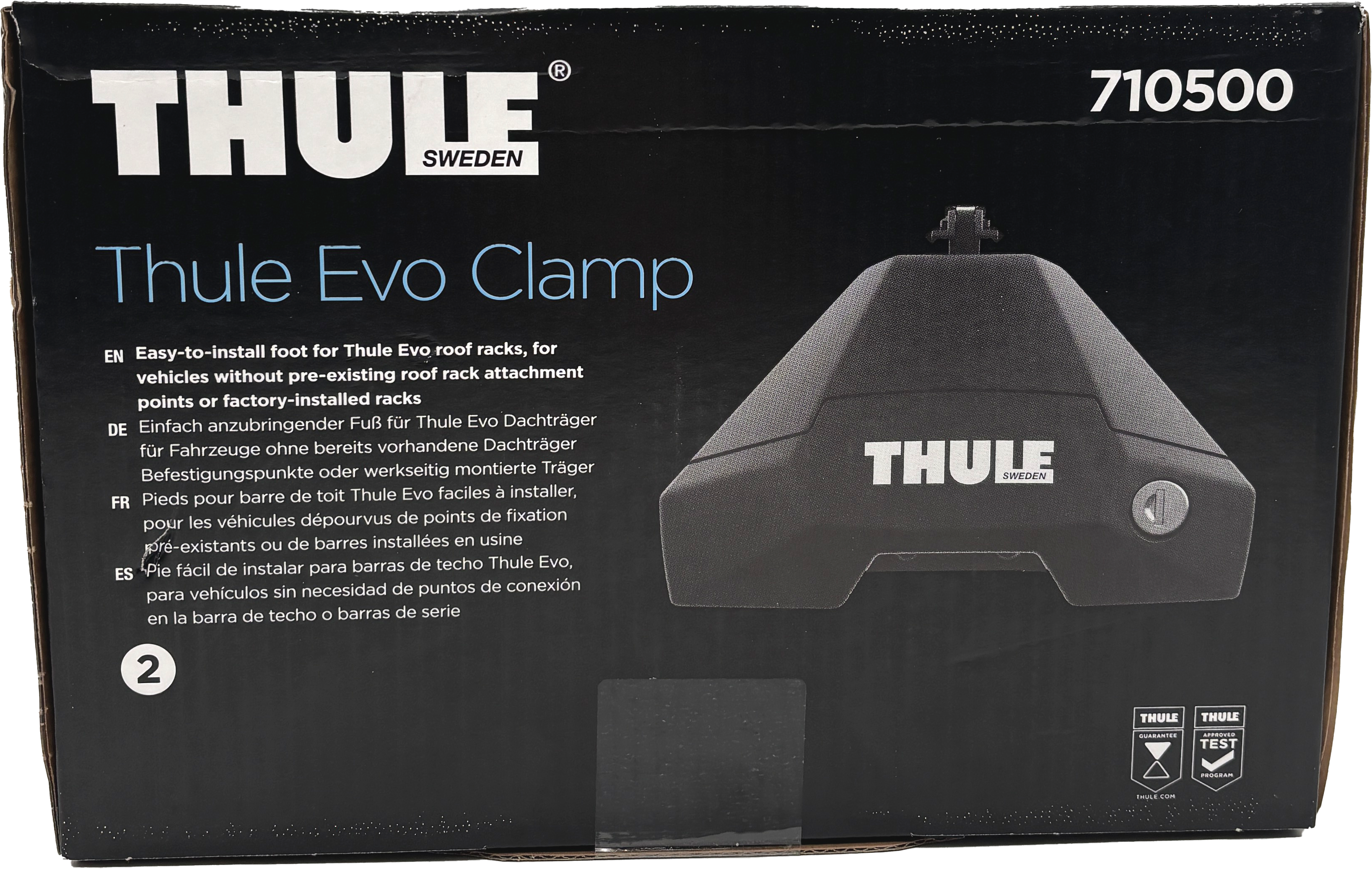 Thule Evo Clamp Fußsatz 4er Pack