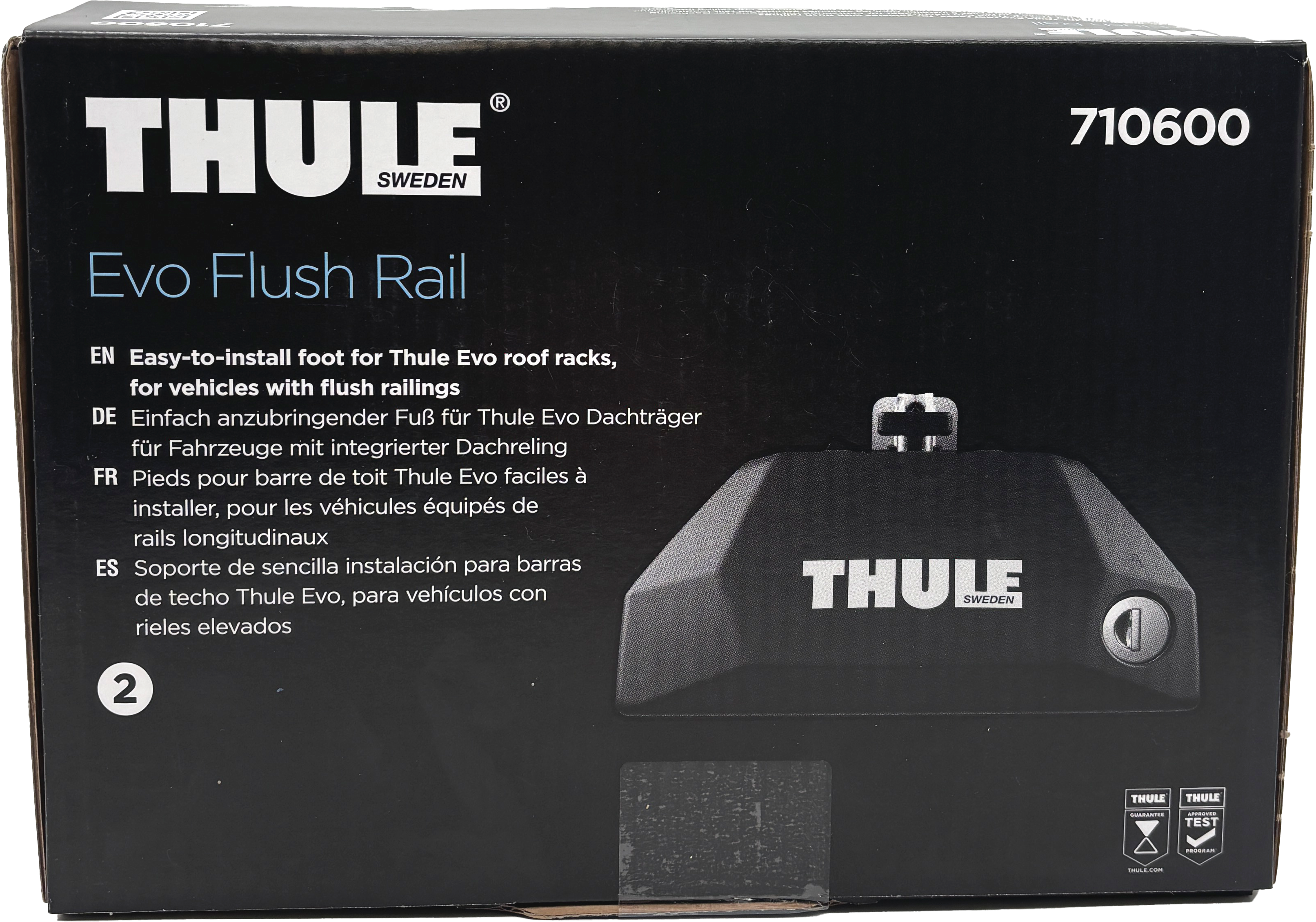 Thule Evo Flush Rail Fußsatz 4er Pack