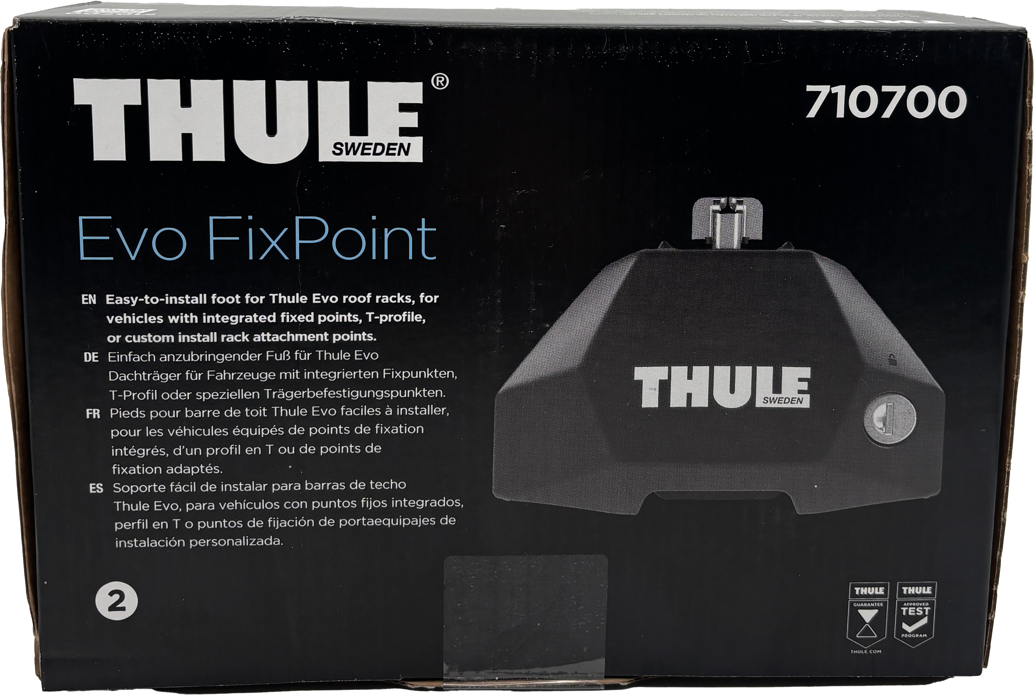Thule Evo Fixpoint Fußsatz 4er Pack
