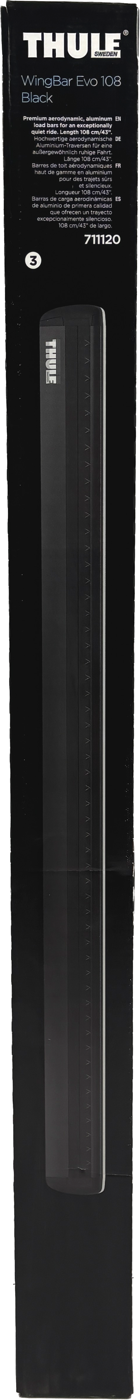 Thule WingBar Evo 108cm schwarz Doppelpack
