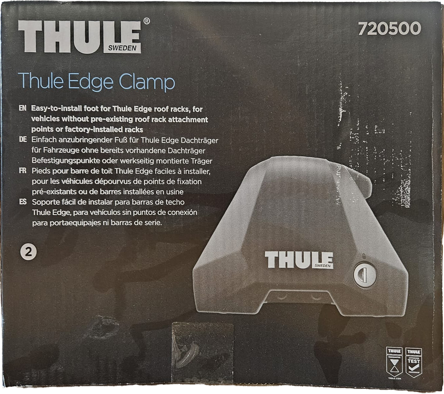 Thule Edge Clamp Fußsatz 4er Pack
