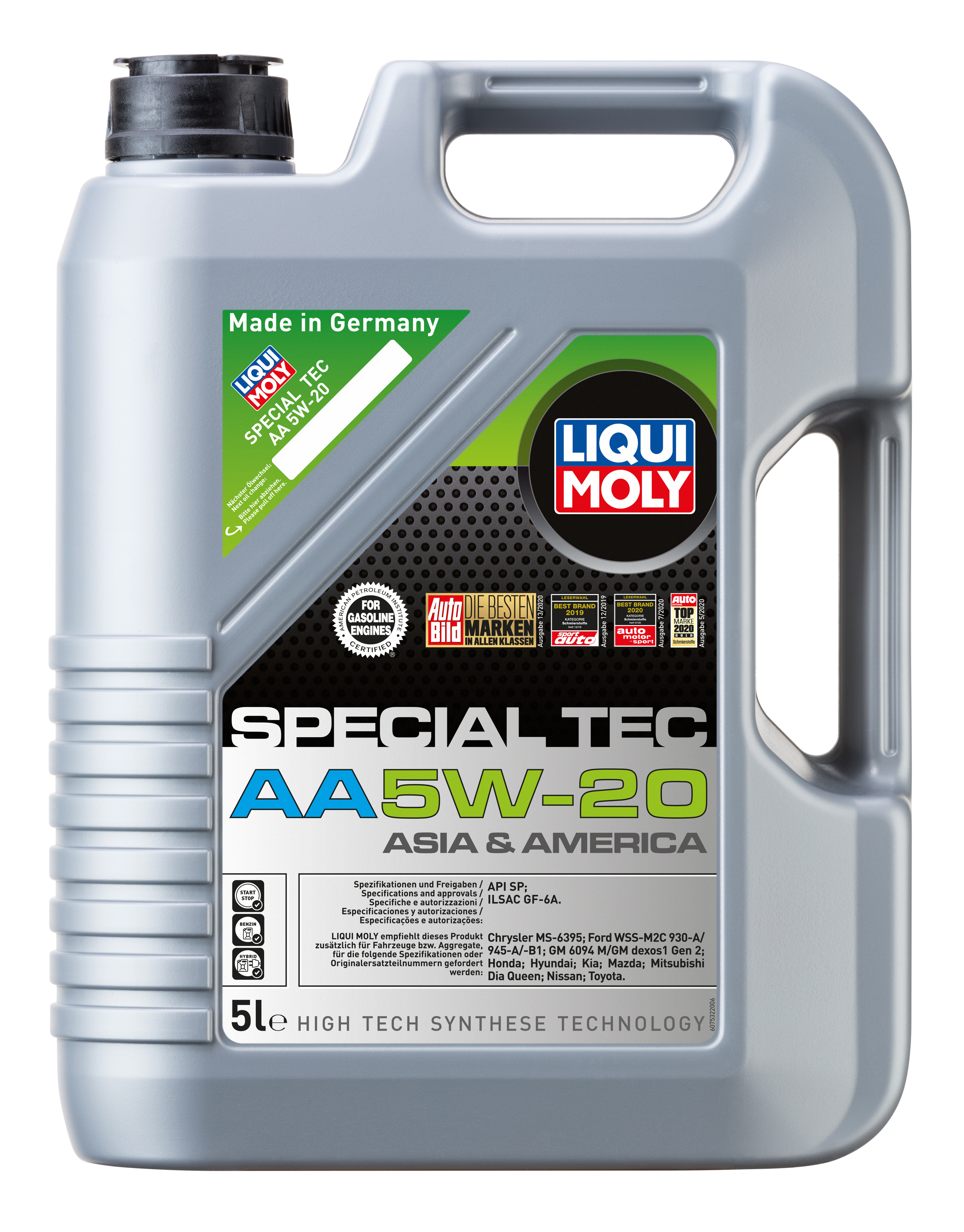 Liqui Moly 7532 Leichtlauf Special AA 5W-20 Motoröl 5l