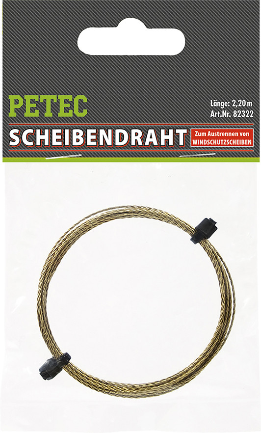 PETEC 82322 - Schneiddraht, Scheibendemontage