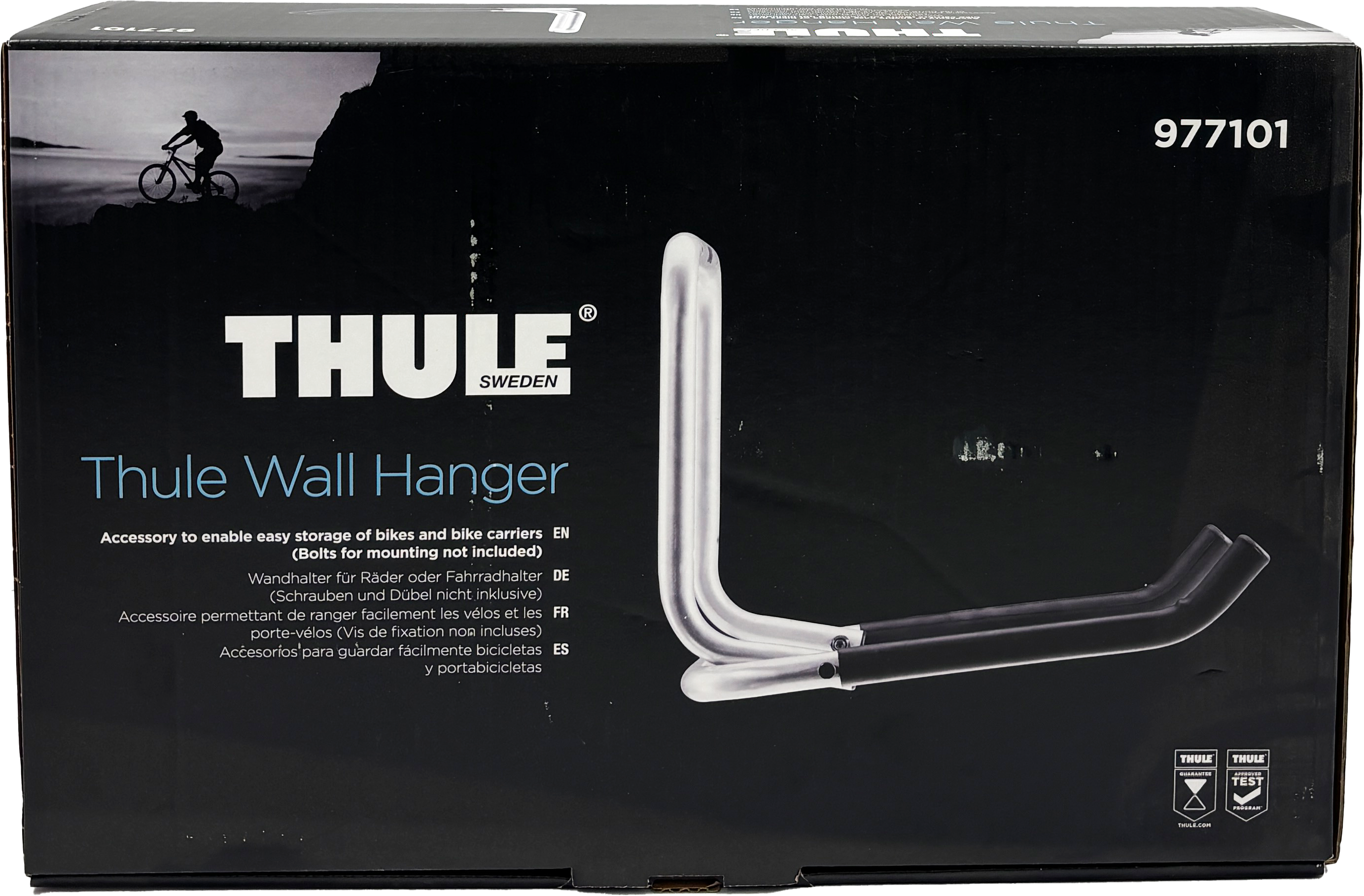 Thule 977101 Wandhalter für Fahrräder bis zu 40kg belastbar