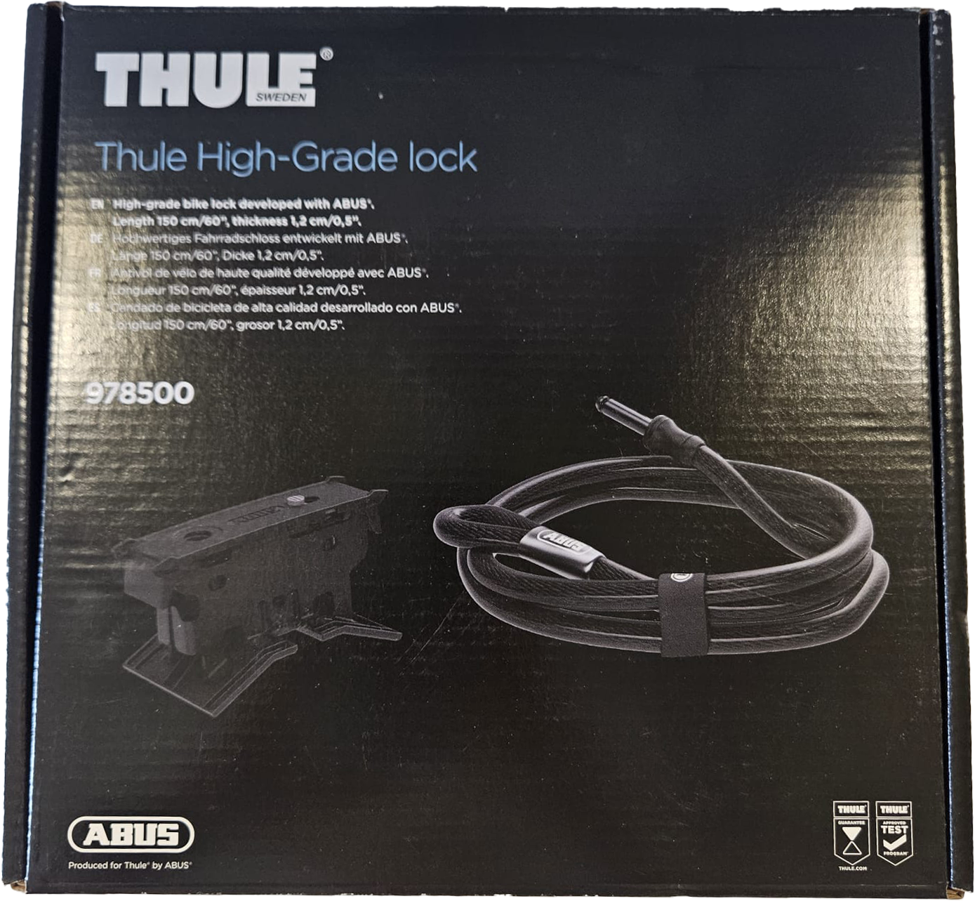 Thule Epos/EasyFold 3 ABUS Fahrradschloss