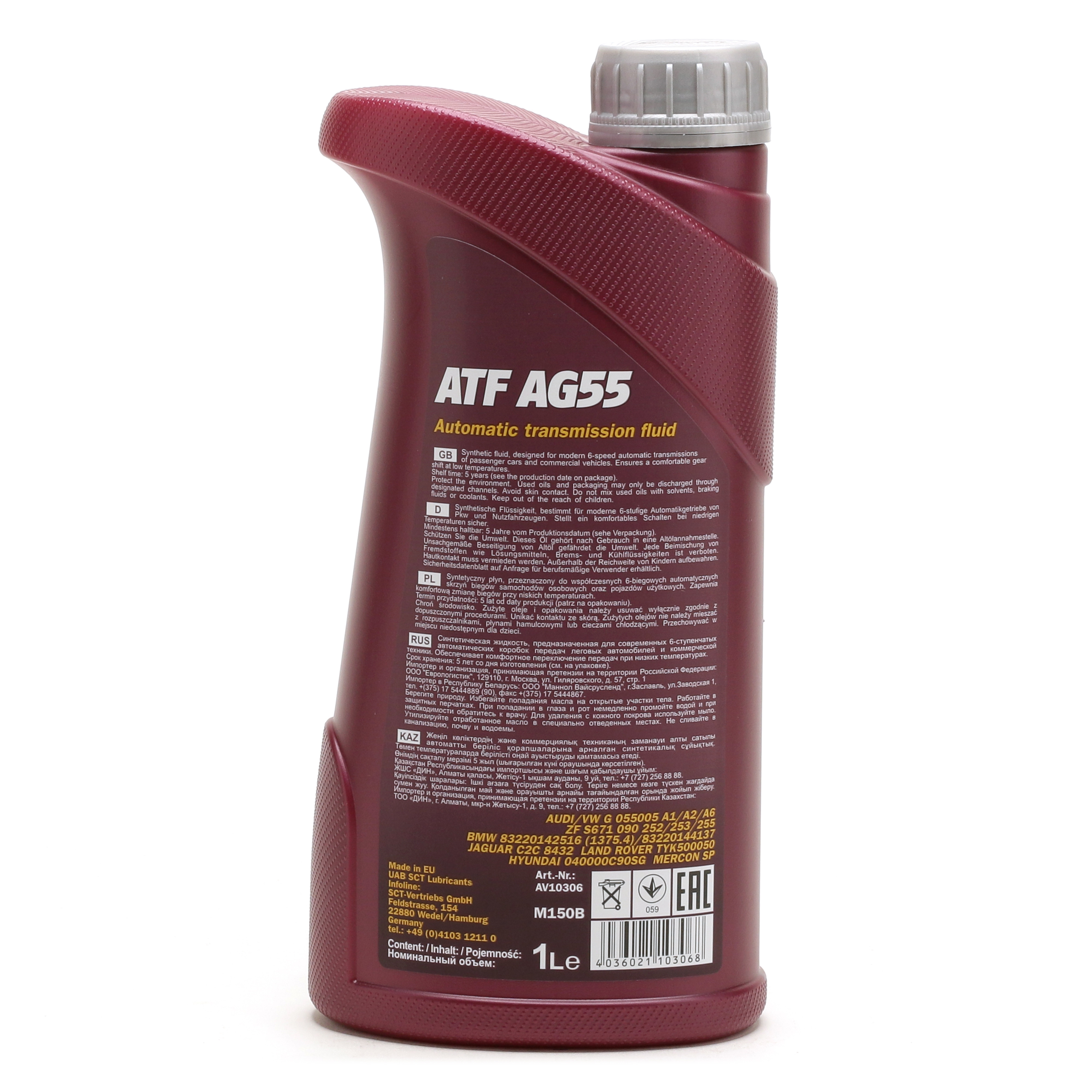 Mannol 8212 ATF AG-55 Automatikgetriebeöl 1l Flasche