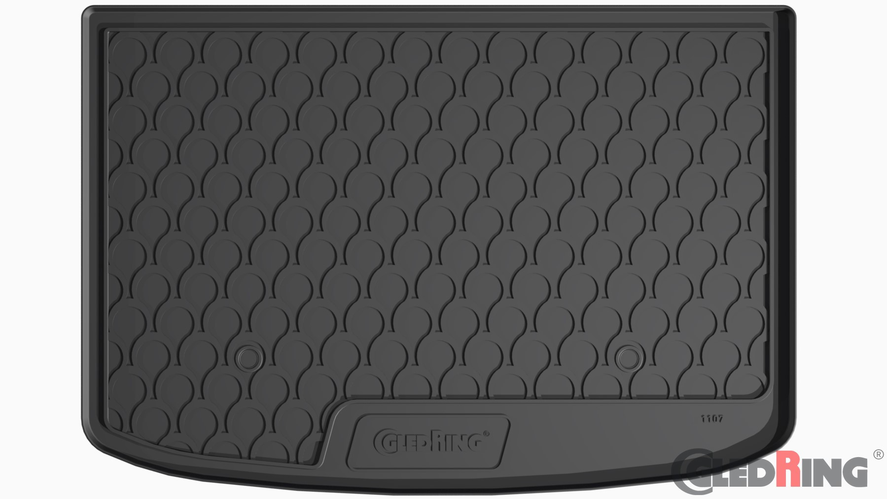 Original Gledring Premium Gummi Kofferraummatte - AUDI A1 /3-türig/Sportback 2010-2018