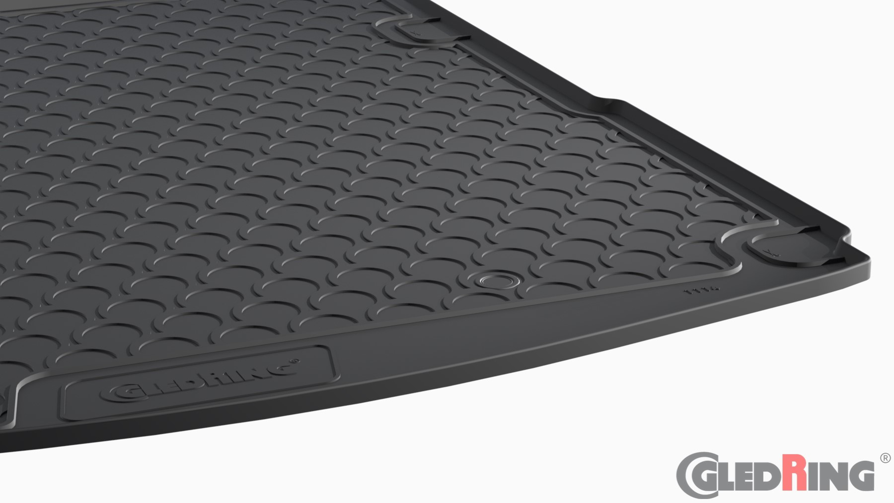 Original Gledring Premium Gummi Kofferraummatte - AUDI A6 SEDAN 4F (Oberer Boden) 2005-2011