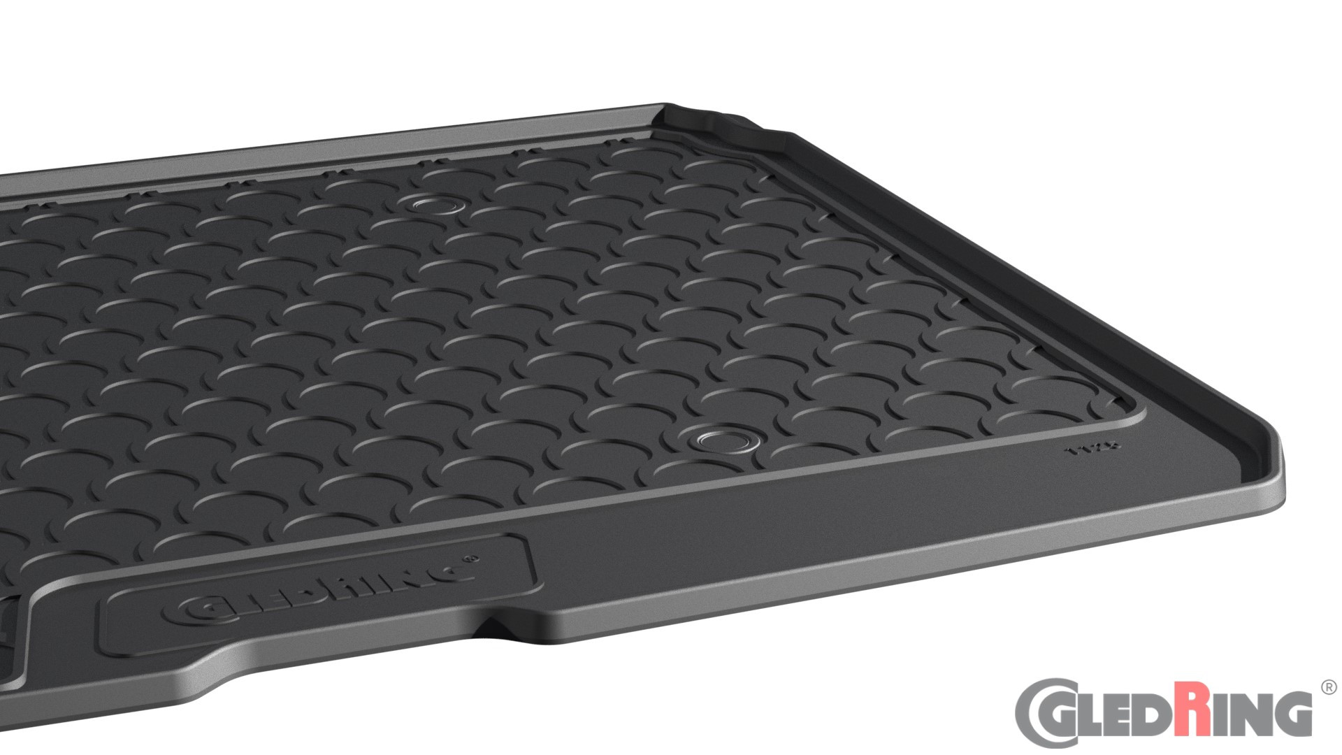 Original Gledring Premium Gummi Kofferraummatte - AUDI Q2 (Oberer variabler Boden) 01.2016->