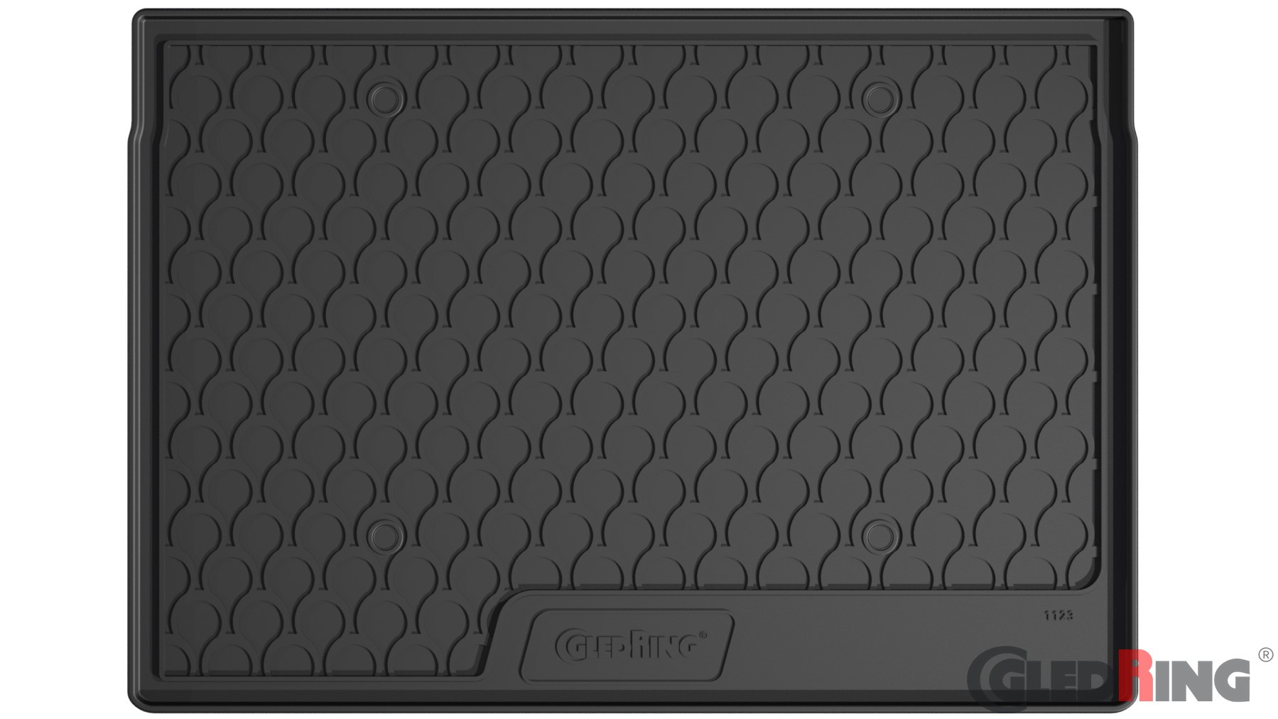 Original Gledring Premium Gummi Kofferraummatte - AUDI Q3 F3 Unterer variabler Boden (Nicht für mittleren variablen Boden) 2019->