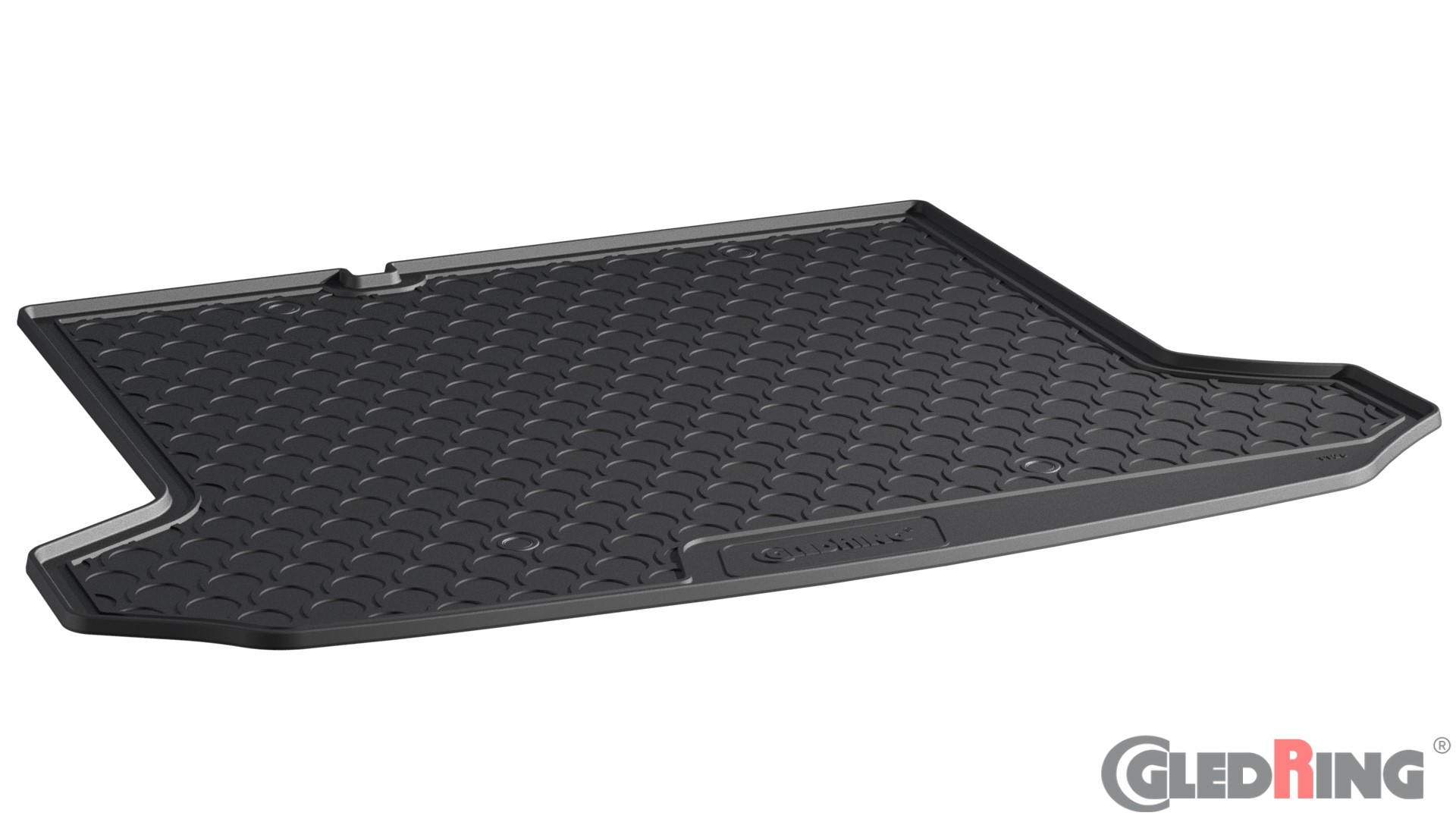 Original Gledring Premium Gummi Kofferraummatte - AUDI Q4 SUV Elektro (Unterer Boden, nicht für variablen Boden) 2021->