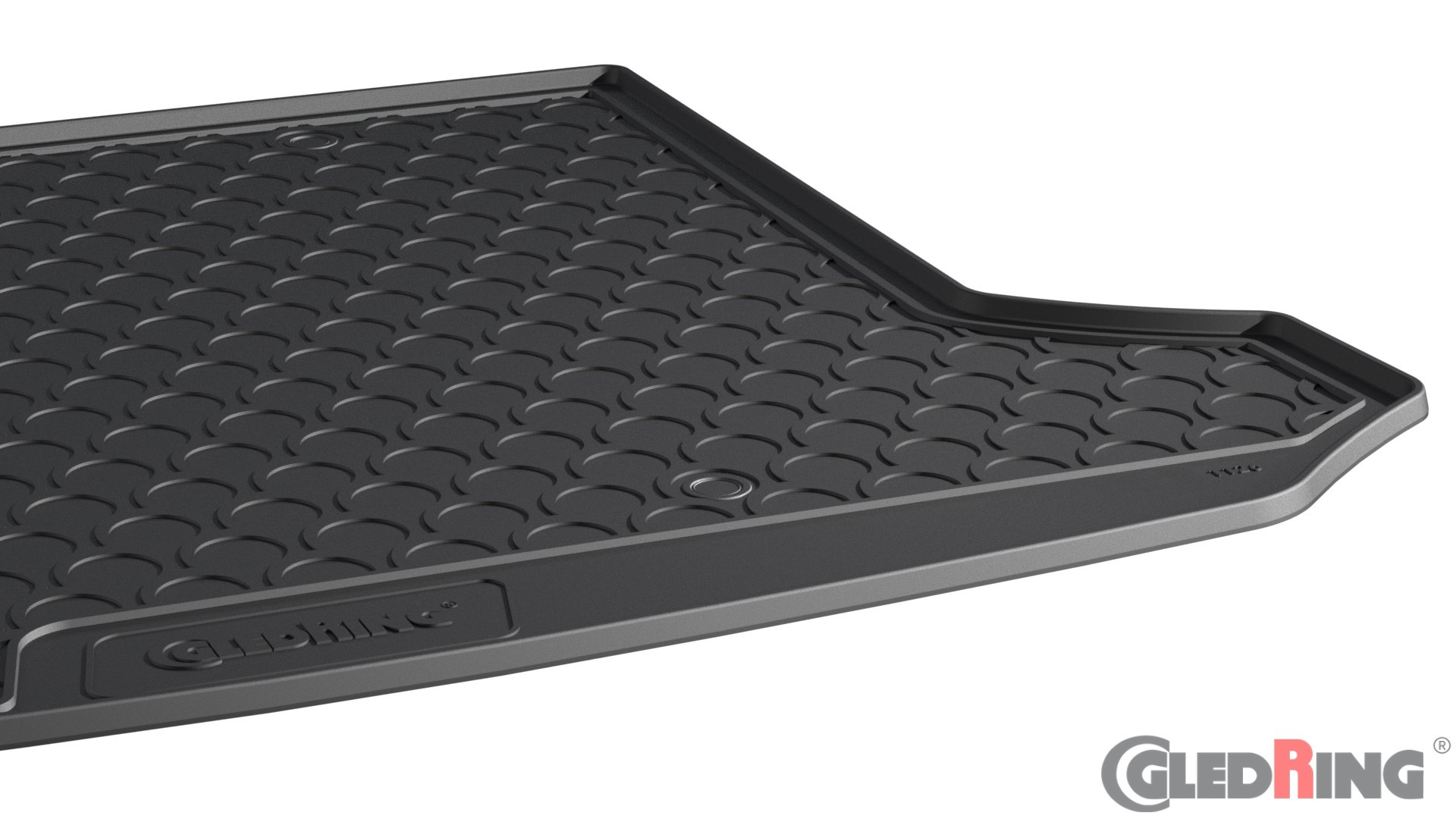 Original Gledring Premium Gummi Kofferraummatte - AUDI Q4 SUV Elektro (Unterer Boden, nicht für variablen Boden) 2021->
