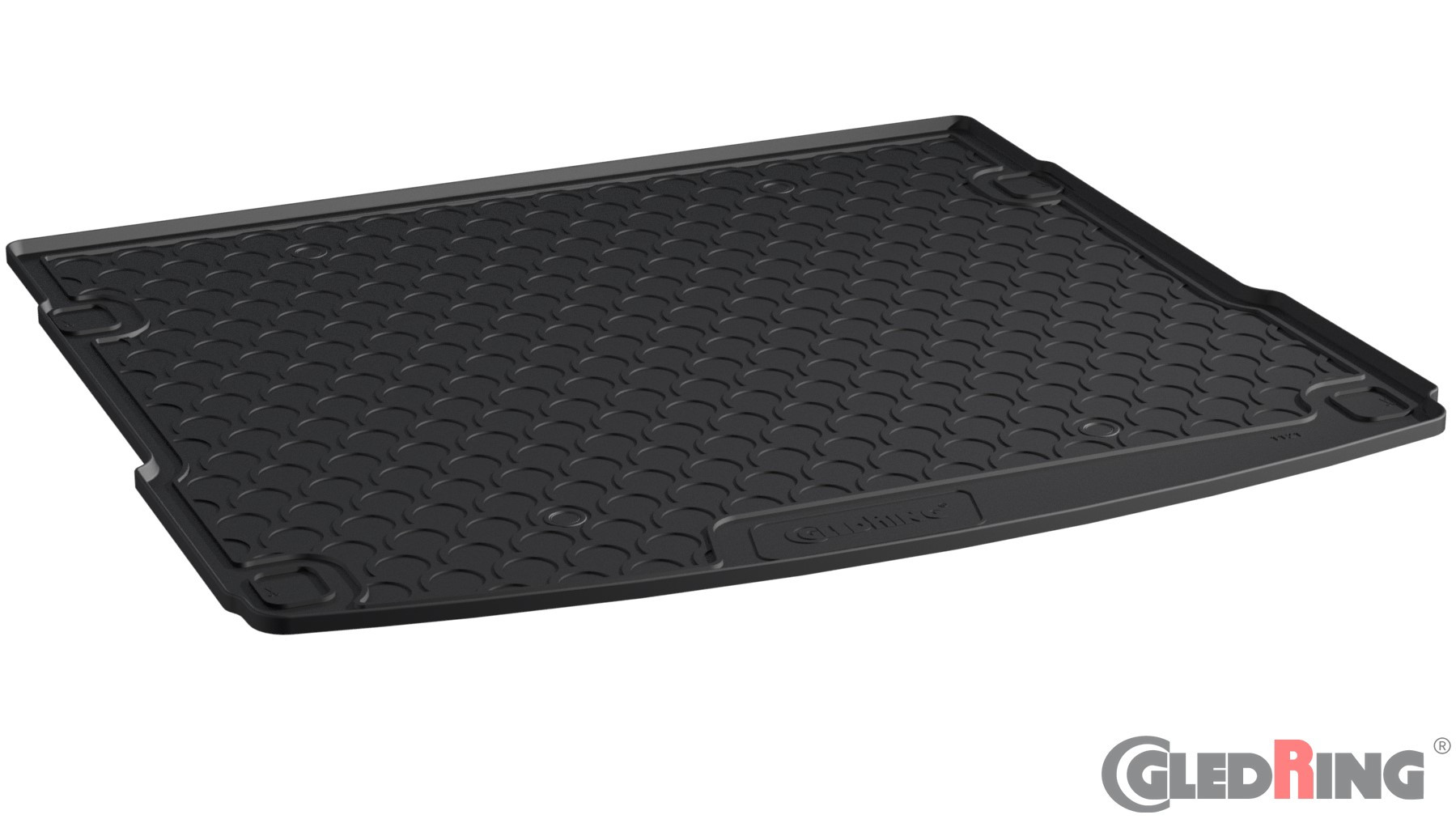 Original Gledring Premium Gummi Kofferraummatte - AUDI Q5 (mit starrer Rüchbank oben) 01.2017->2024