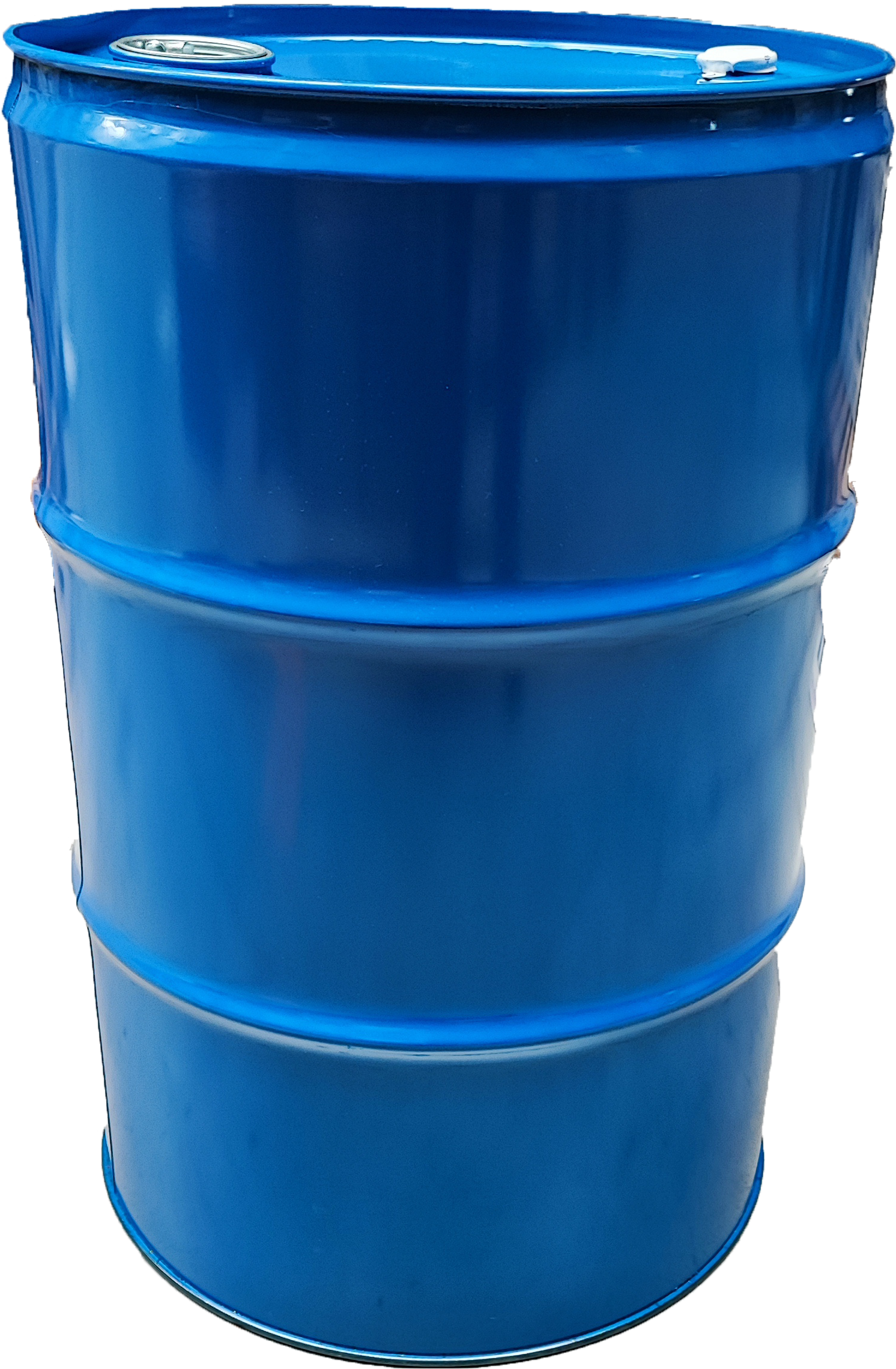 Leeres 60l Liter Blechfass Stahlfass Leergebinde Tonne Fass NEU und Unbenutzt in Farbe BLAU