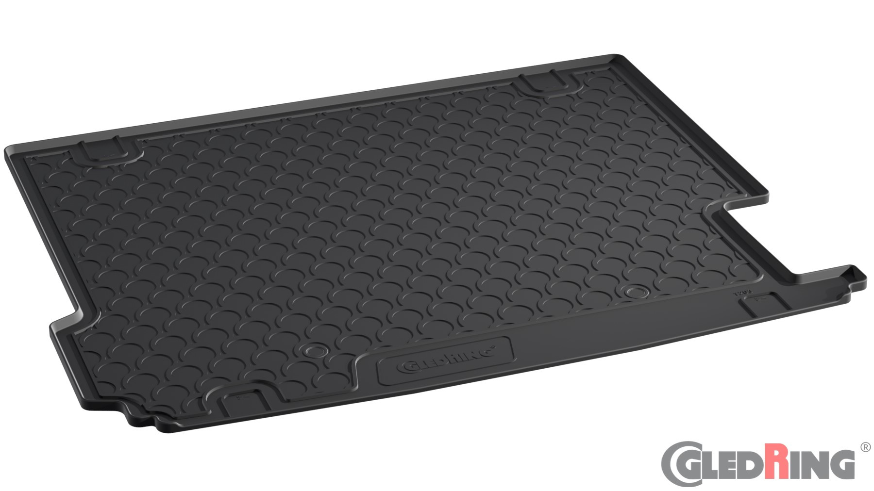 Original Gledring Premium Gummi Kofferraummatte - BMW X3 F25 (Mit und ohne Kofferraum-Paket) 2010-2017