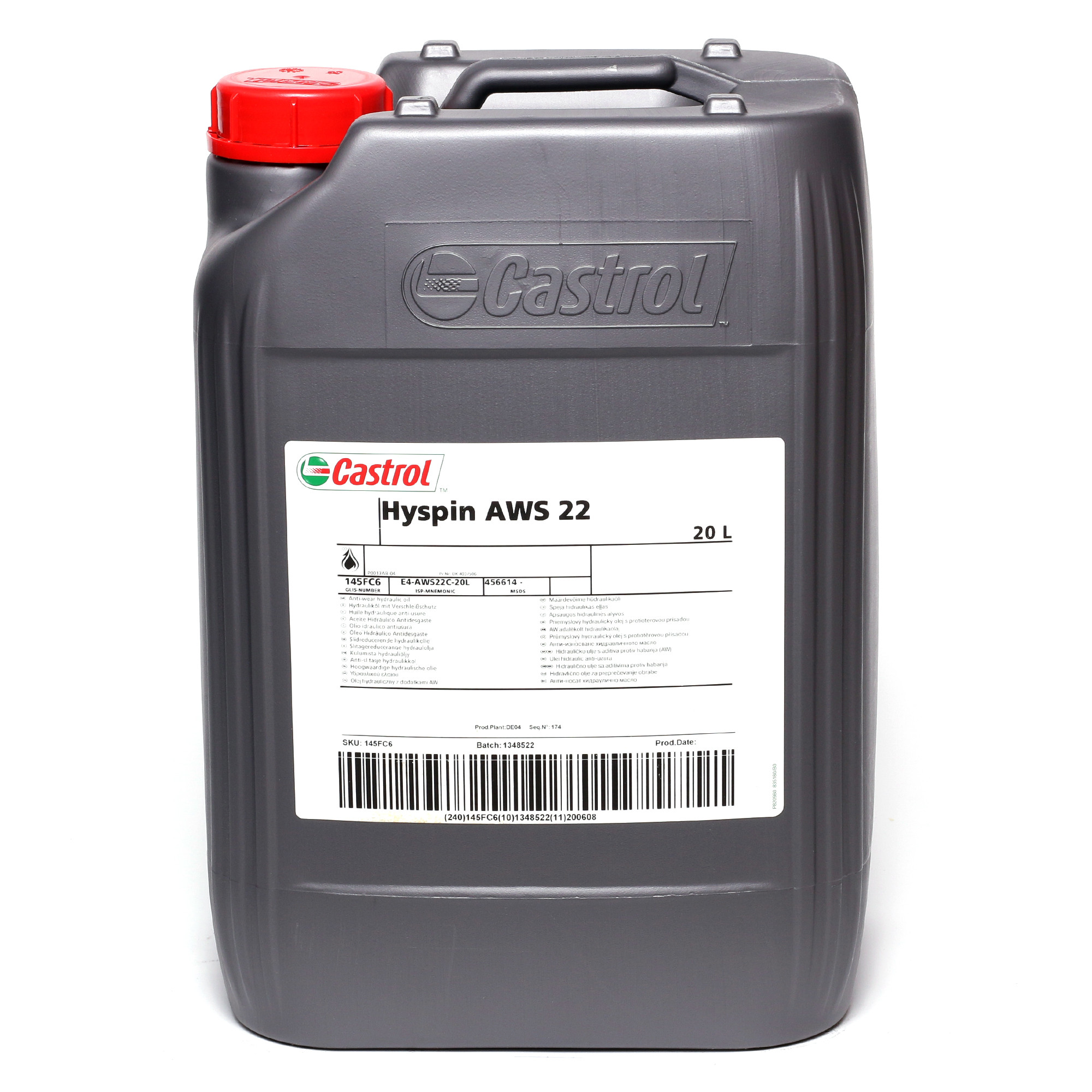Castrol Hyspin AWS 22 20l Kanister