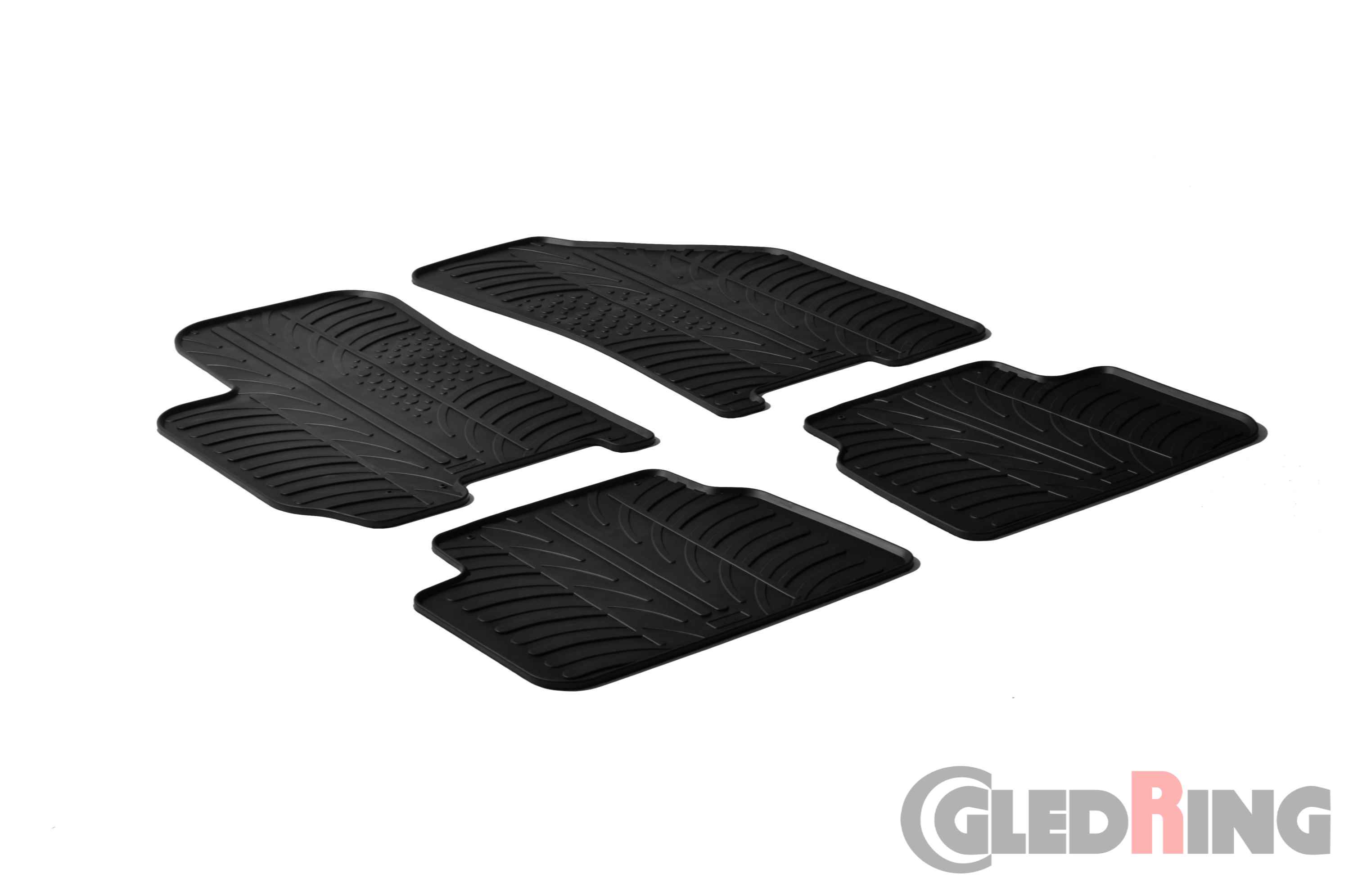 Original Gledring Passform Fußmatten Gummimatten 4 Tlg. - Chevrolet Lacetti 2004 ->