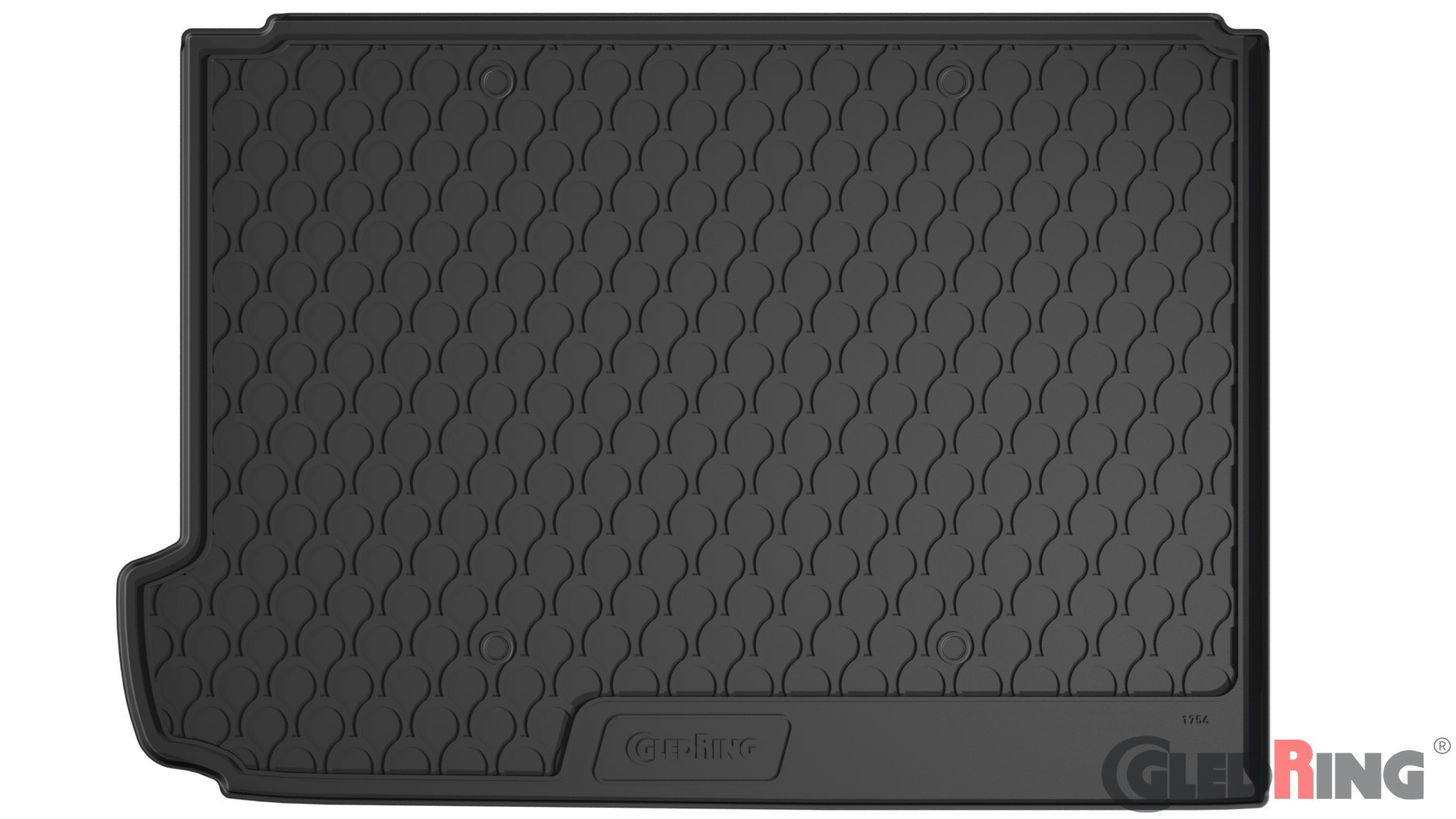 Original Gledring Premium Gummi Kofferraummatte - CITROEN C4 Grand Picasso/Spacetourer (5&7 Sitze) 2013->