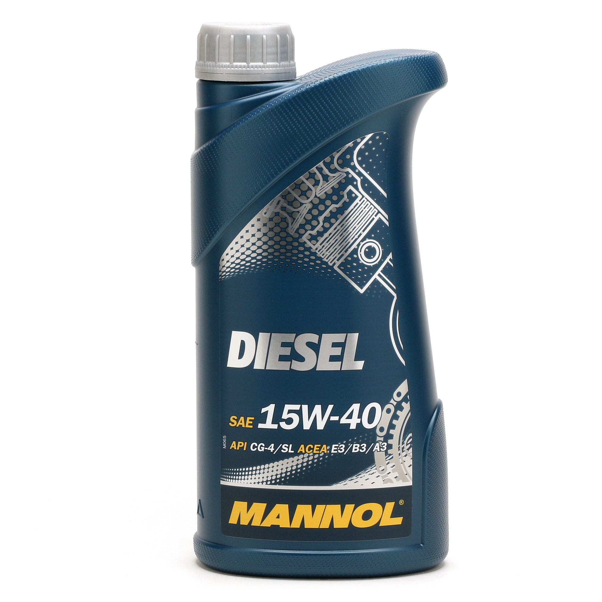 Mannol 7402 Diesel 15W-40 mineralisches Motoröl 1l Flasche